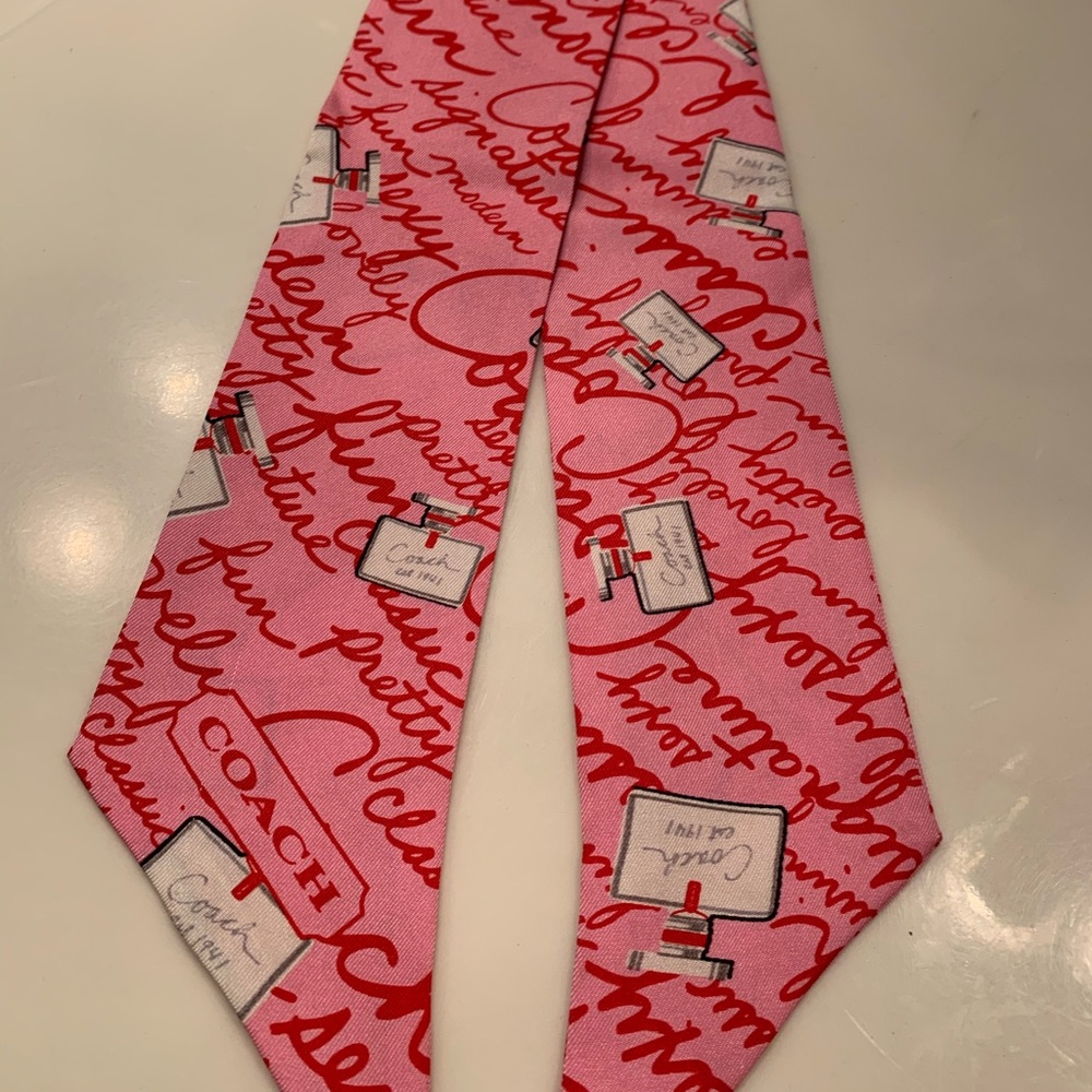 Coach ponytail scarf